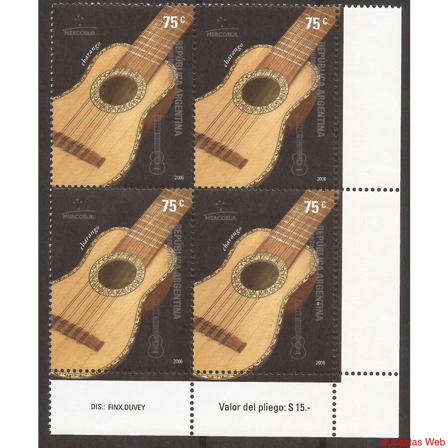 2006 - MERCOSUR - (Instrumentos musicales) -