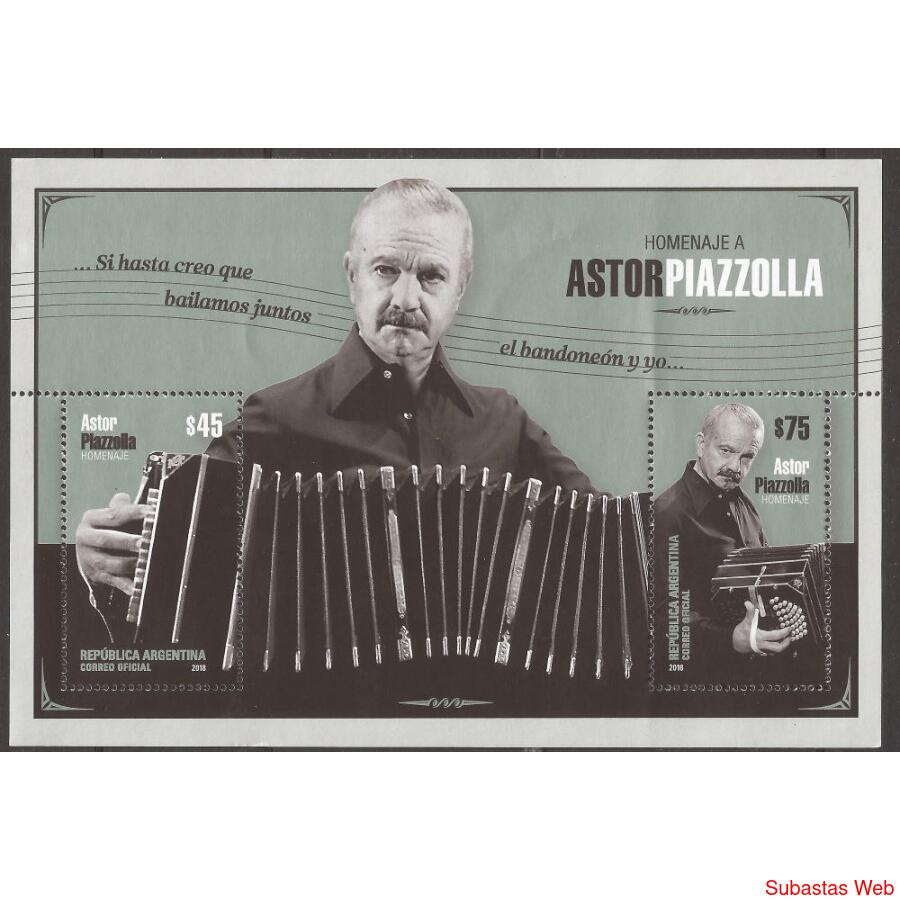 2018 - HOMENAJE A ASTOR PIAZZOLLA -