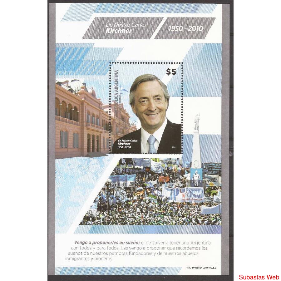 2011  - DR. NESTOR CARLOS KIRCHNER -