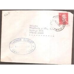 ARGENTINA  1957  SOBRE CIRCULADO NUMERO  126P