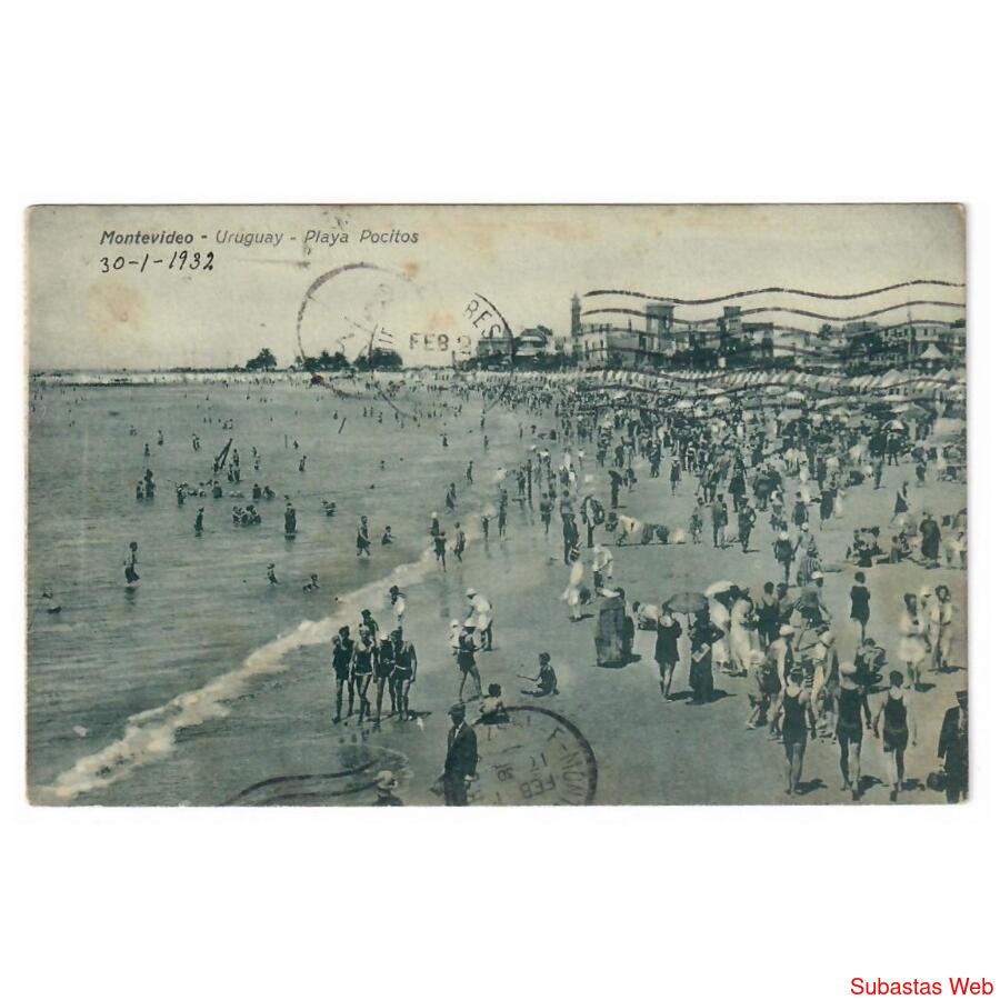 URUGUAY • Montevideo • Playa Pocitos • 1932