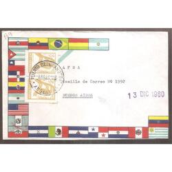 ARGENTINA  1960  SOBRE CIRCULADO NUMERO  139