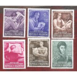 ARGENTINA 1950(510  A34-A38) SERIE  E.F.I.R.A.  MINT