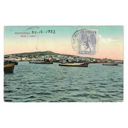 URUGUAY • MONTEVIDEO • BAHÍA Y CERRO • 1922