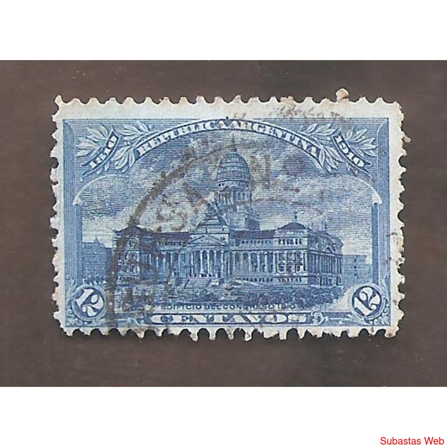 ARGENTINA 1910(155) CENTENARIO DE LA REVOLUCION  USADA
