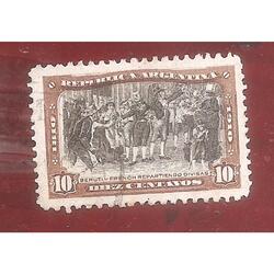 ARGENTINA 1910(154) CENTENARIO DE LA REVOLUCION  USADA