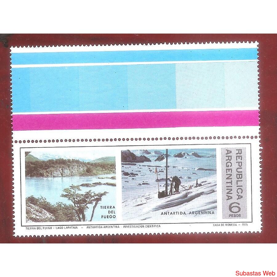 ARGENTINA 1975(1037) PROVINCIA TIERRA DEL FUEGO CON COMPLEME