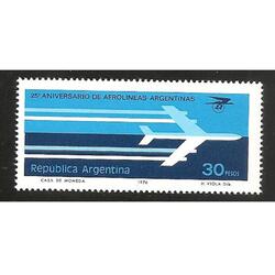 ARGENTINA 1976(1049) 25 ANIVERSARIO AEROLINEAS  MINT