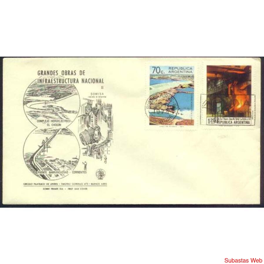 ARGENTINA 1974(982-83) SOBRE PDE: OBRAS DE INFRAESTRUCTURA