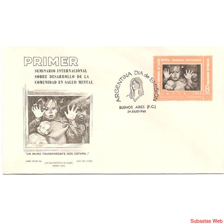 ARGENTINA 1965(715) SOBRE PDE:  SEMINARIO DE SALUD MENTAL