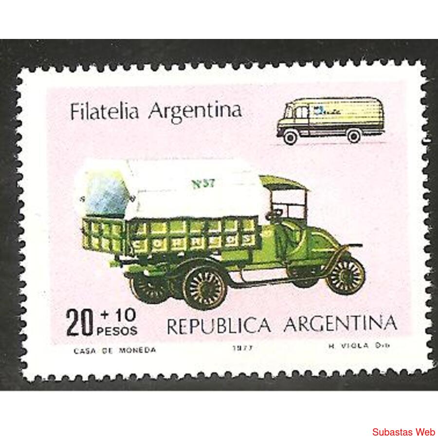 ARGENTINA 1977(1092)  FILATELIA ARGENTINA 1976 MINT