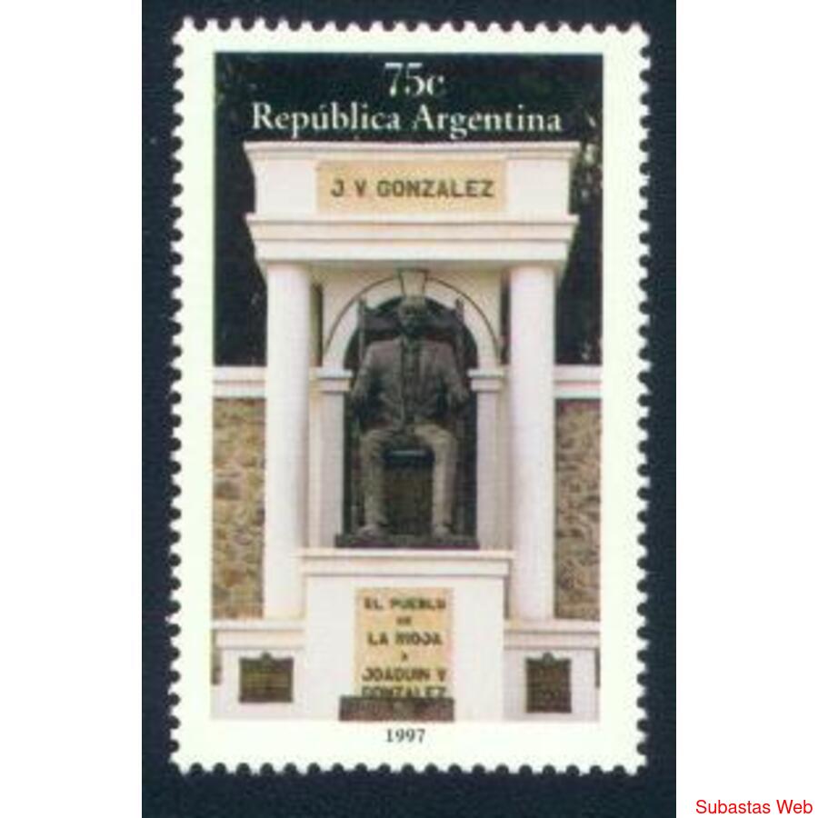 ARGENTINA  1997(2133)  JOAQUIN V GONZALEZ  MINT