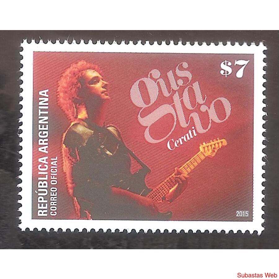 ARGENTINA 2015(4105) IDOLOS POPULARES: DUSTAVO CERATI  MINT