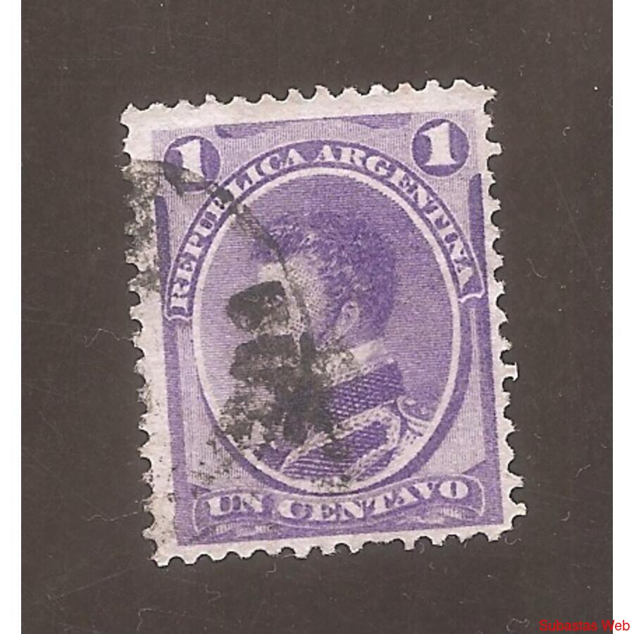 ARGENTINA 1867(16) PROCERES NACIONALES: BALCARCE USADA