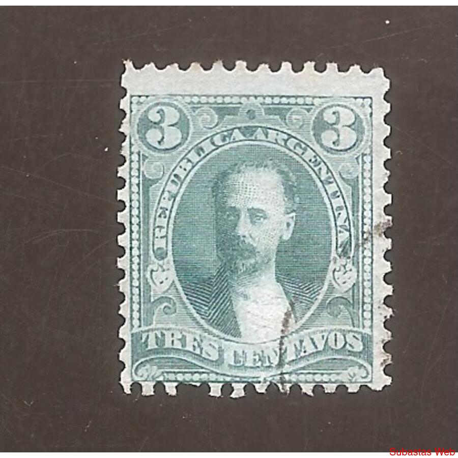 ARGENTINA 1889(77) PROCERES NACIONALES: JUAREZ CELMAN USADA