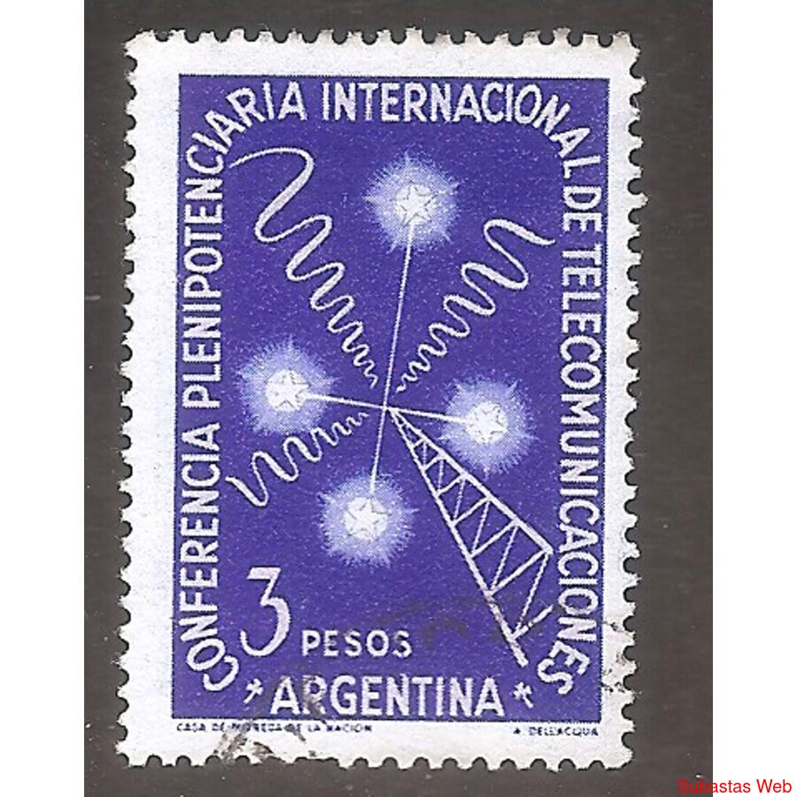 ARGENTINA 1954(541) CONFERENCIA DE TELECOMUNICACIONES  USADA