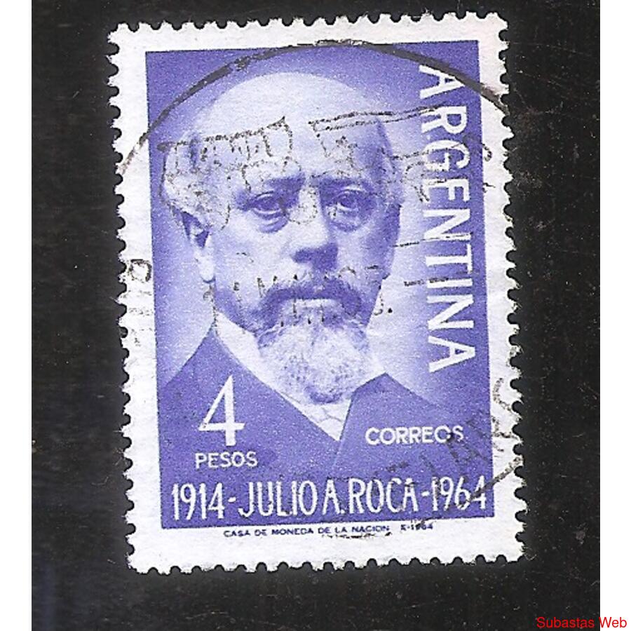 ARGENTINA 1964(597) FALLECIMIENTO DE ROCA  USADA