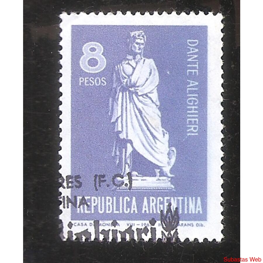 ARGENTINA 1965(718) DANTE ALIGHIERI  USADA