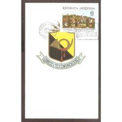 ARGENTINA 1975(1021) TARJETA PDE: SESQUICENTENARIO DEL URUGU