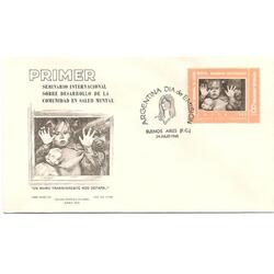ARGENTINA 1966(731) SOBRE PDE: ORGANIZACION MUNDIAL DE SALUD