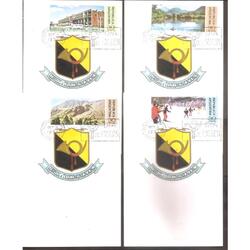 ARGENTINA 1977(1099-02) 4 TARJETAS PDE  PROVINCIAS ARGENTINA