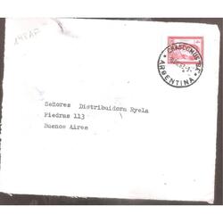 ARGENTINA  1963  SORE CIRCULADO  NUMERO  148AF