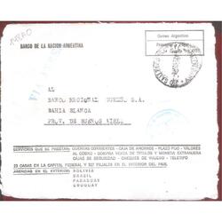 ARGENTINA  1963  SOBRE CIRCULADO  NUMERO  148AO