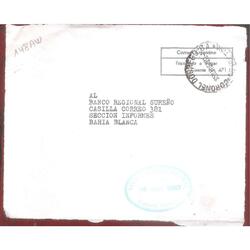 ARGENTINA  1963  SOBRE CIRCULADO  NUMERO  148AW