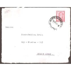 ARGENTINA  1963  SOBRE CIRCULADO  NUMERO  148K