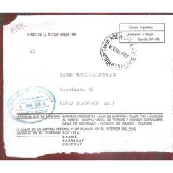 ARGENTINA  1963  SOBRE CIRCULADO  NUMERO  148R