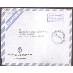 ARGENTINA  1963  SOBRE CIRCULADO  NUMERO 148S
