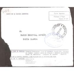 ARGENTINA  1963  SOBRE CIRCULADO  NUMERO  148Y