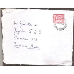 ARGENTINA  1964  SOBRE CIRCULADO  NUMERO   149D