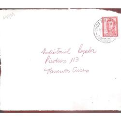 ARGENTINA  1964  SOBRE CIRCULADO  NUMERO  149M