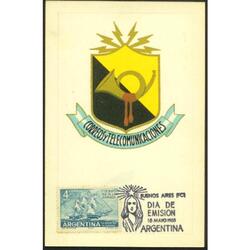 ARGENTINA  1963  TARJETA PDE   DIA DE LA ARMADA