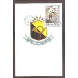 ARGENTINA 1974(970)  TARJETA PDE  EXPOSICION DE PRENSA FILAT