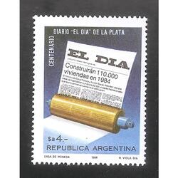 ARGENTINA  1984(1454) DIARIO EL DIA  VARIEDAD CEFILOZA  MINT