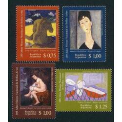 ARGENTINA 1996(2098-102)  CENTENARIO MUSEO BELLAS ARTES MINT