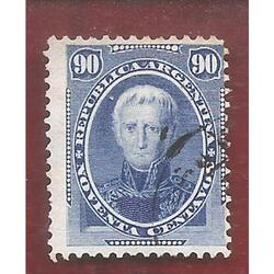 ARGENTINA  1867(23) PROCERES NACIONALES: SAAVEDRA,  USADA
