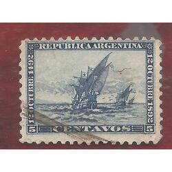ARGENTINA 1892(93) 4TO. CENTENARIO DEL DESCUBRIMIENTO  USADA