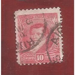 ARGENTINA 1892(99A) E PROCERES, SOL CHICO  12,25x12,25  USAD