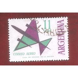 ARGENTINA 1963(A92) CORREO AEREO: DIBUJO DE UN AVION USADA