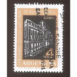 ARGENTINA 1963(667) COLEGIO NACIONAL BUENOS AIRES USADA
