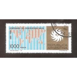 ARGENTINA  1981(1303) CENTENARIO DE OBSERVATORIO NAVAL  USAD