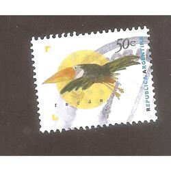 ARGENTINA  1995(2012a) CORREO ORDINARIO AVES: TUCAN  USADA