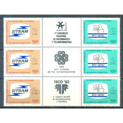 ARGENTINA GJ2084/2083EN SITRAN  ARPAC CON 3 ENTRECINTAS U$20