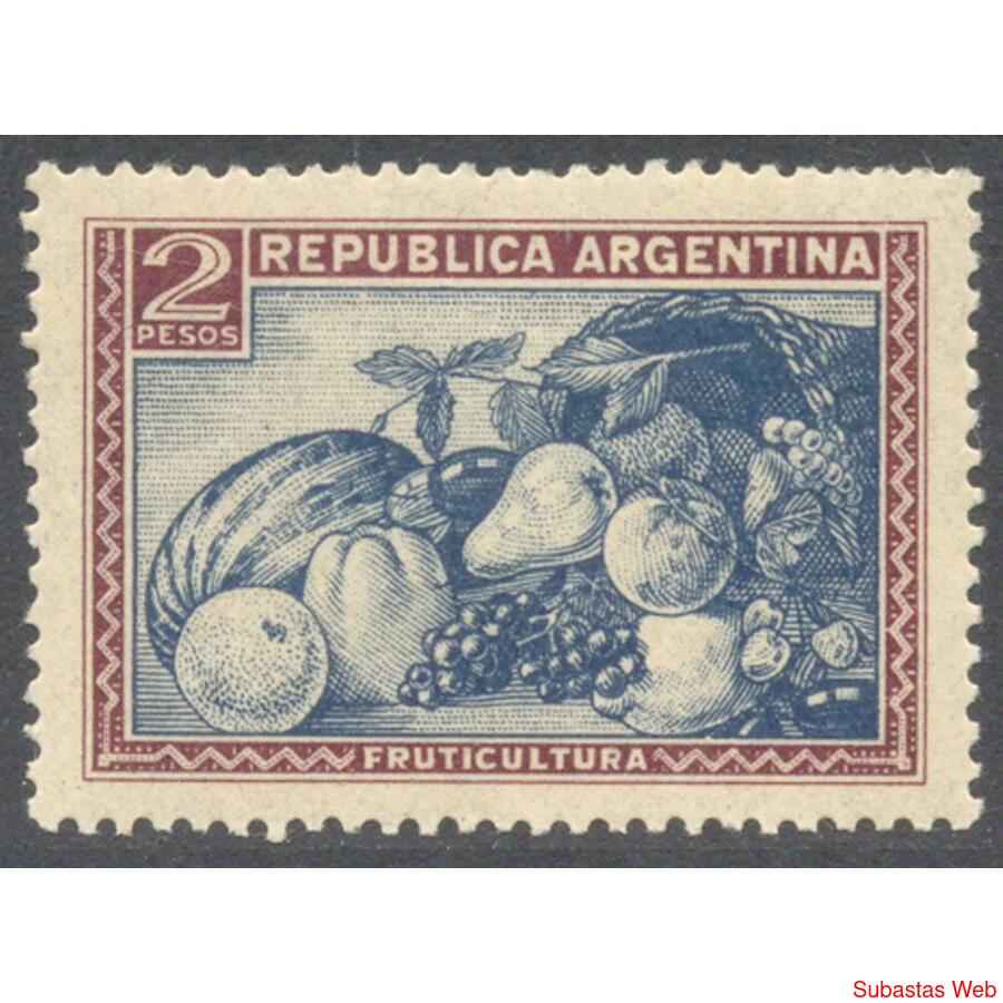ARGENTINA GJ813 FRUTICULTURA. NUEVO SIN FILIGRANA U$35.00