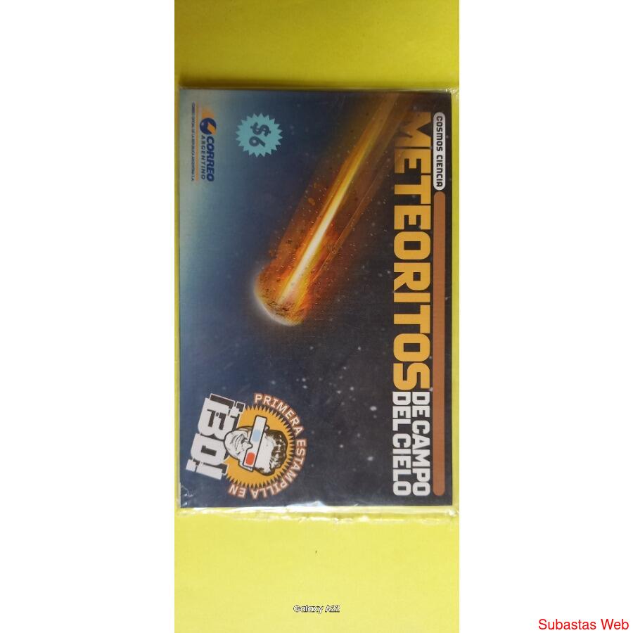 Sello Postal  Meteoritos Campo del Cielo 3D