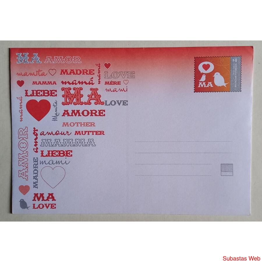 Sobre Correo Argentino Dia de la Madre 2010