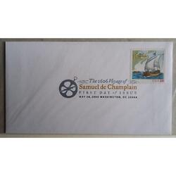 Sobre USA FDC The 1606 Voyage of Samuel de Champlain